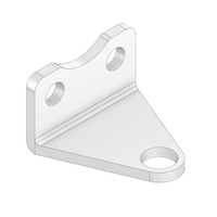 66-208-1 MODULAR SOLUTIONS ALUMINUM BRACKET<br>8MM SENSOR HOLDING